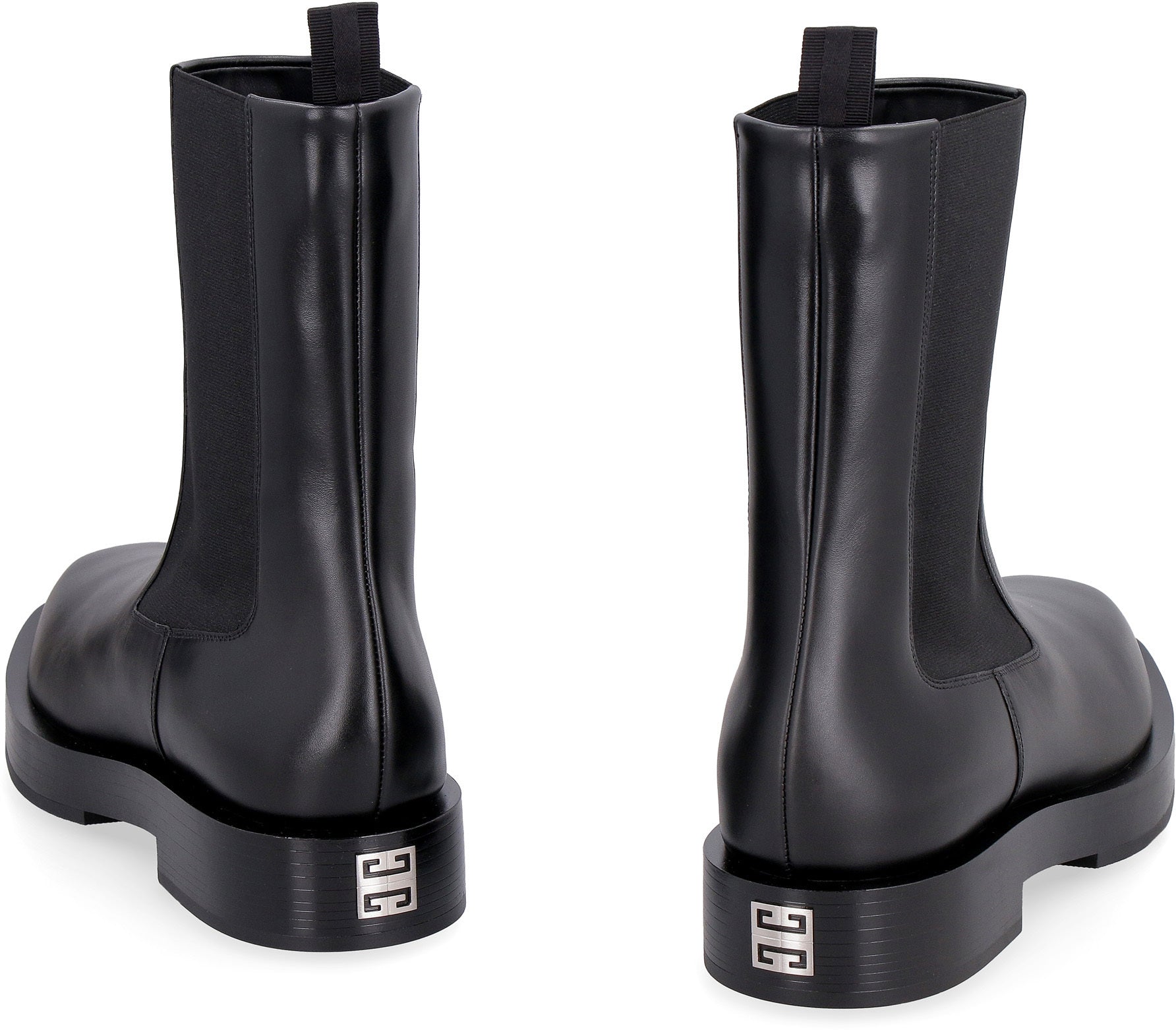 GIVENCHY Women's Chelsea Boots with Silver Finish Logo