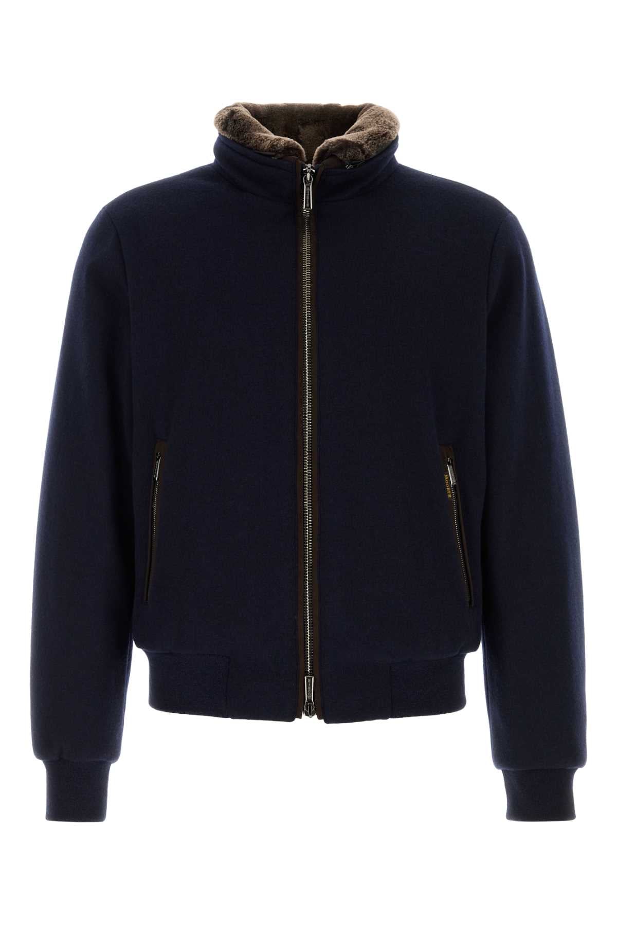 MOORER Wool Blend Bellati Down Jacket for Men