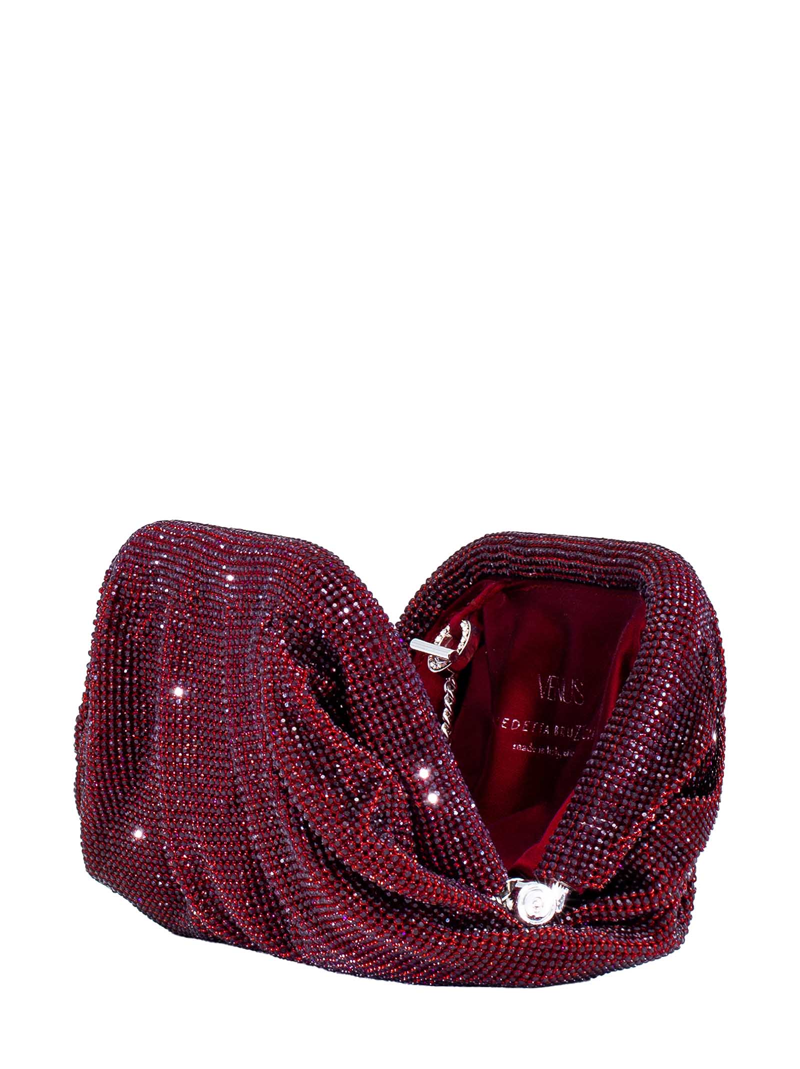 BENEDETTA BRUZZICHES Elegant Mini Handbag with Rhinestones - FW25