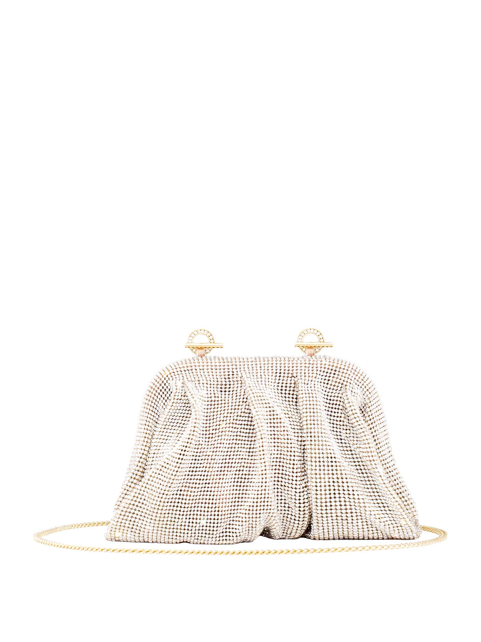 BENEDETTA BRUZZICHES Mini Handbag with Rhinestones - Chic & Elegant Evening Clutch