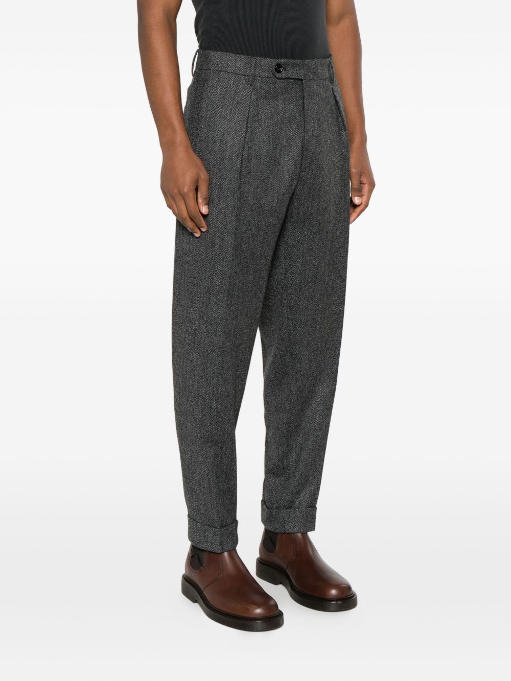 BERWICH Men's Virgin Wool Trousers