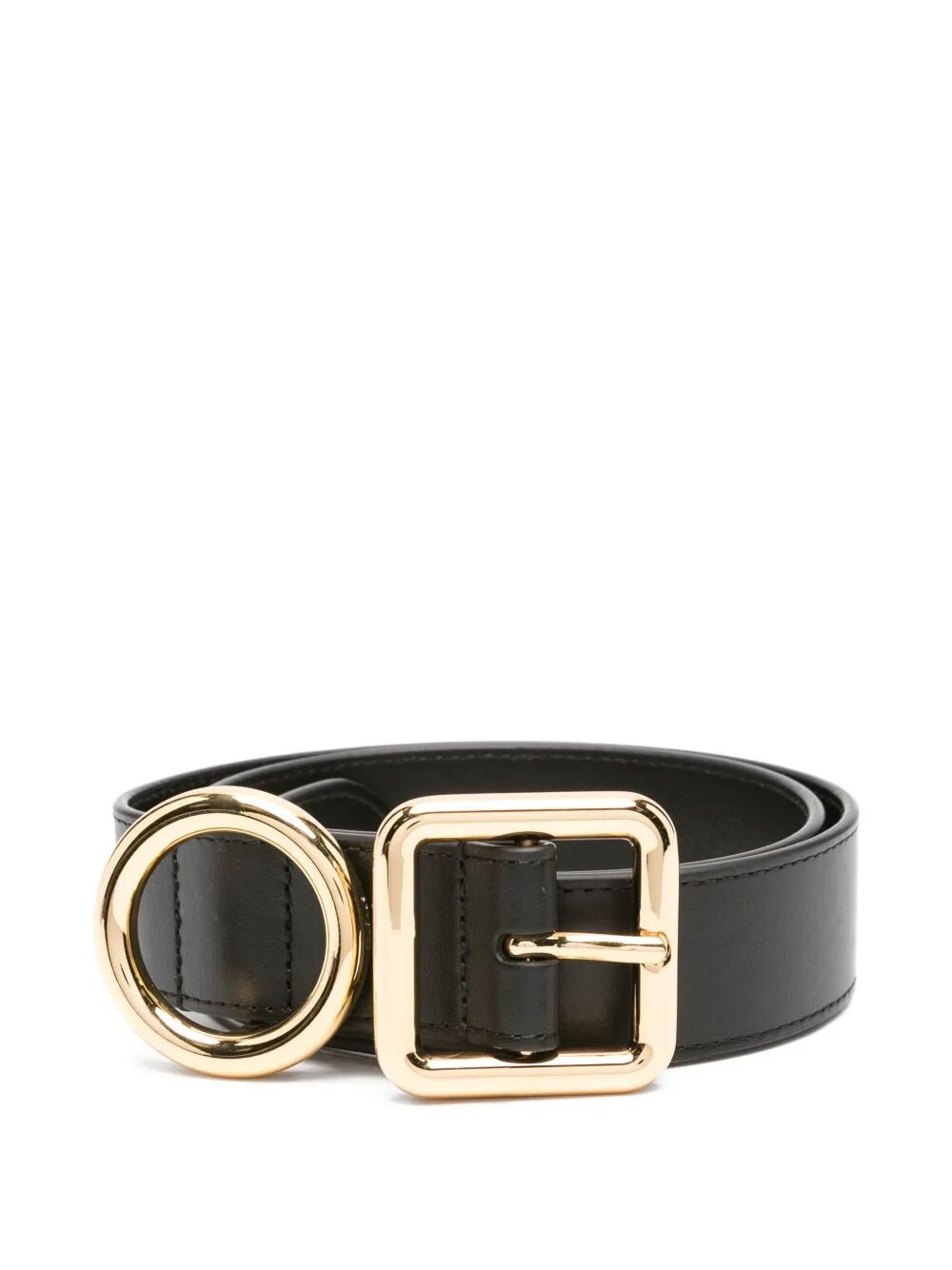 JACQUEMUS Double Buckle Leather Belt for Women
