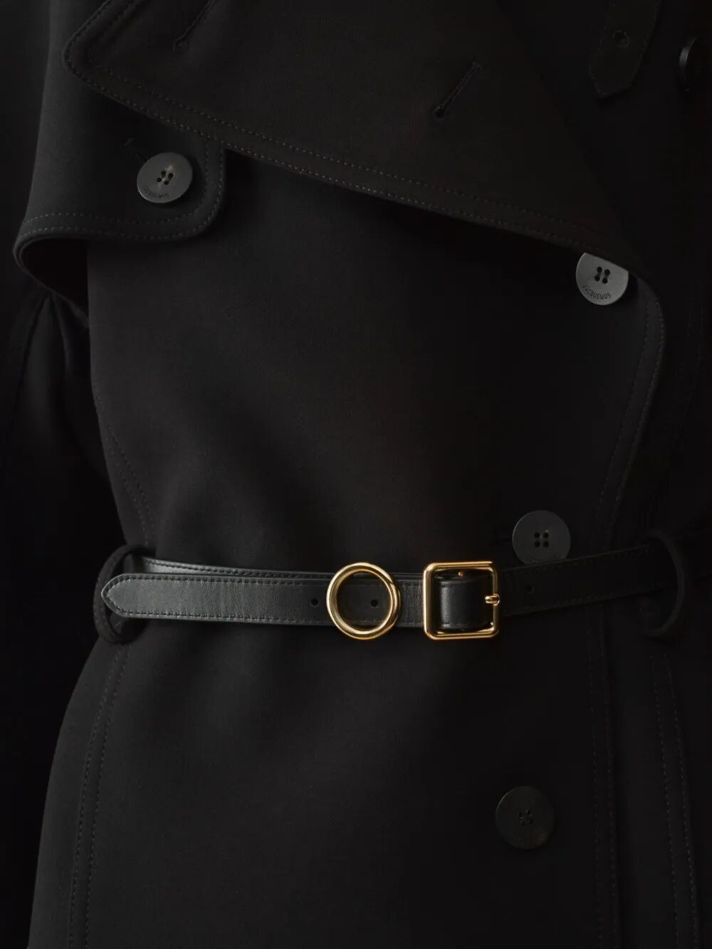 JACQUEMUS Buckled Leather Strap Belt for Women
