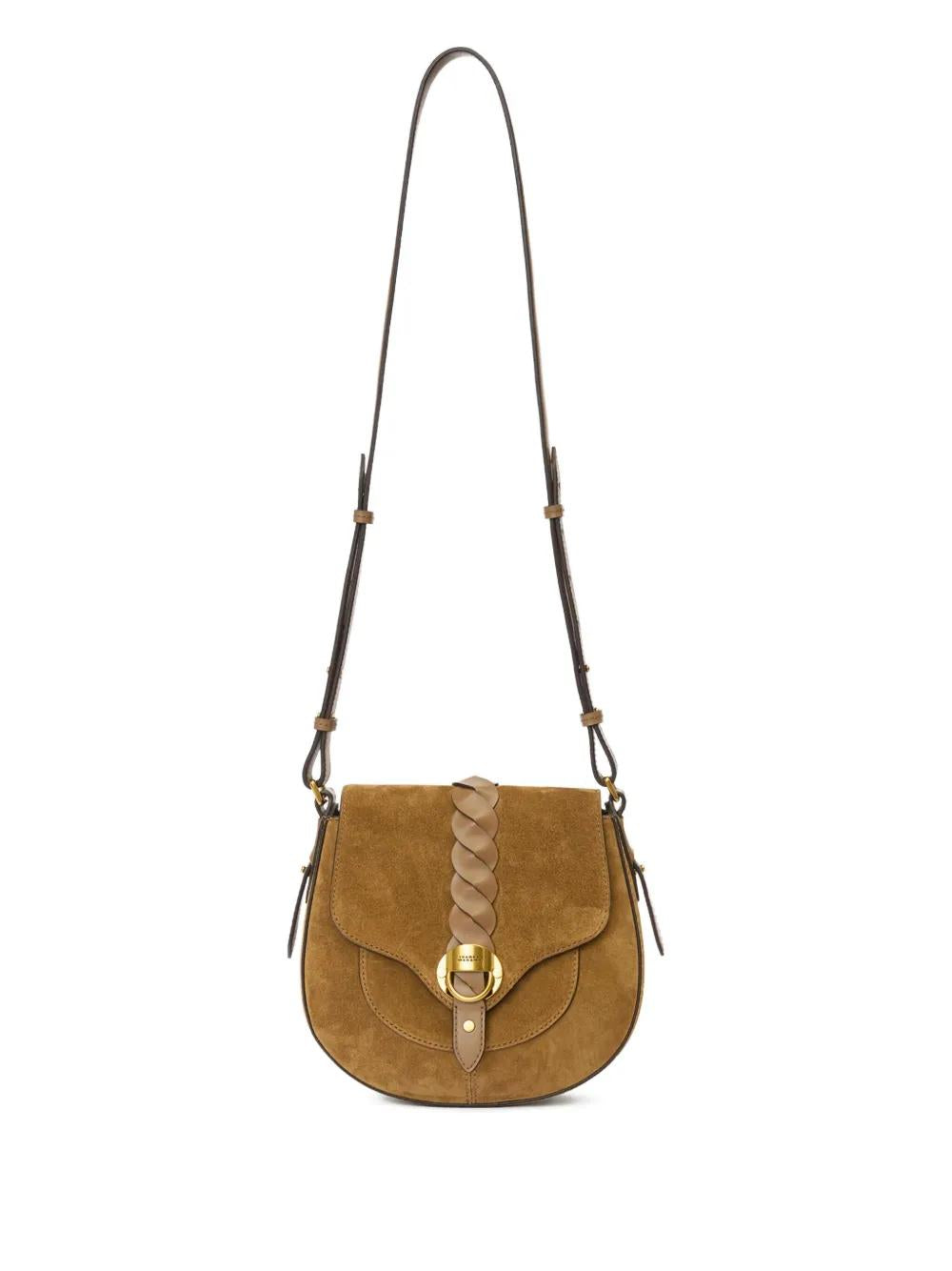 ISABEL MARANT Braided Leather Shoulder Strap