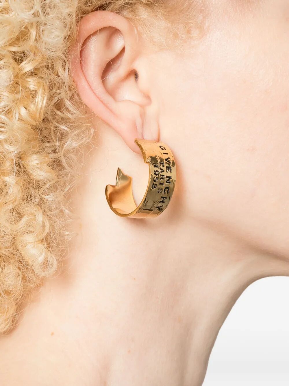 GIVENCHY Mini Metallic Tape Earrings