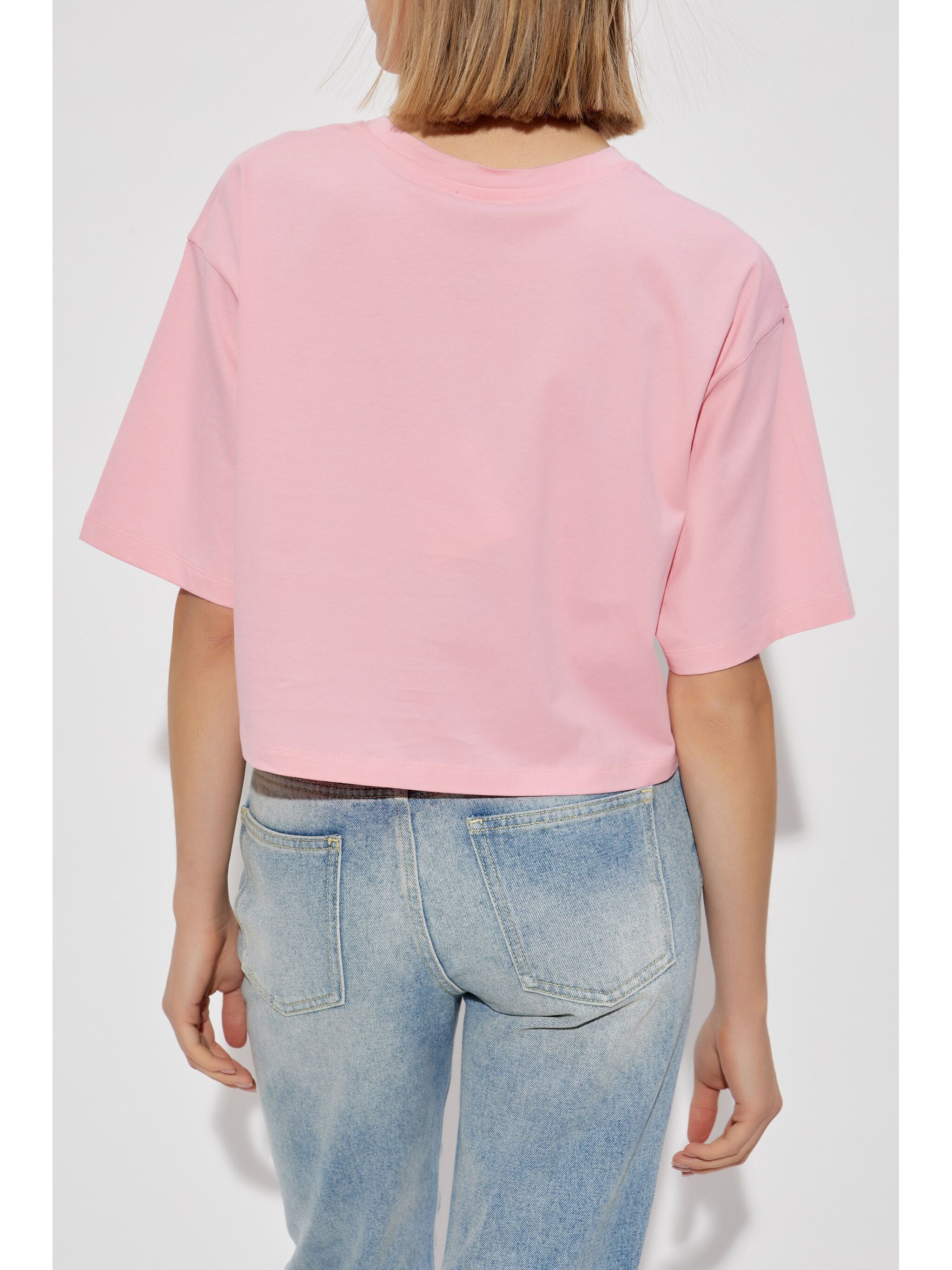 BALMAIN Cropped Mini Short Sleeve T-Shirt
