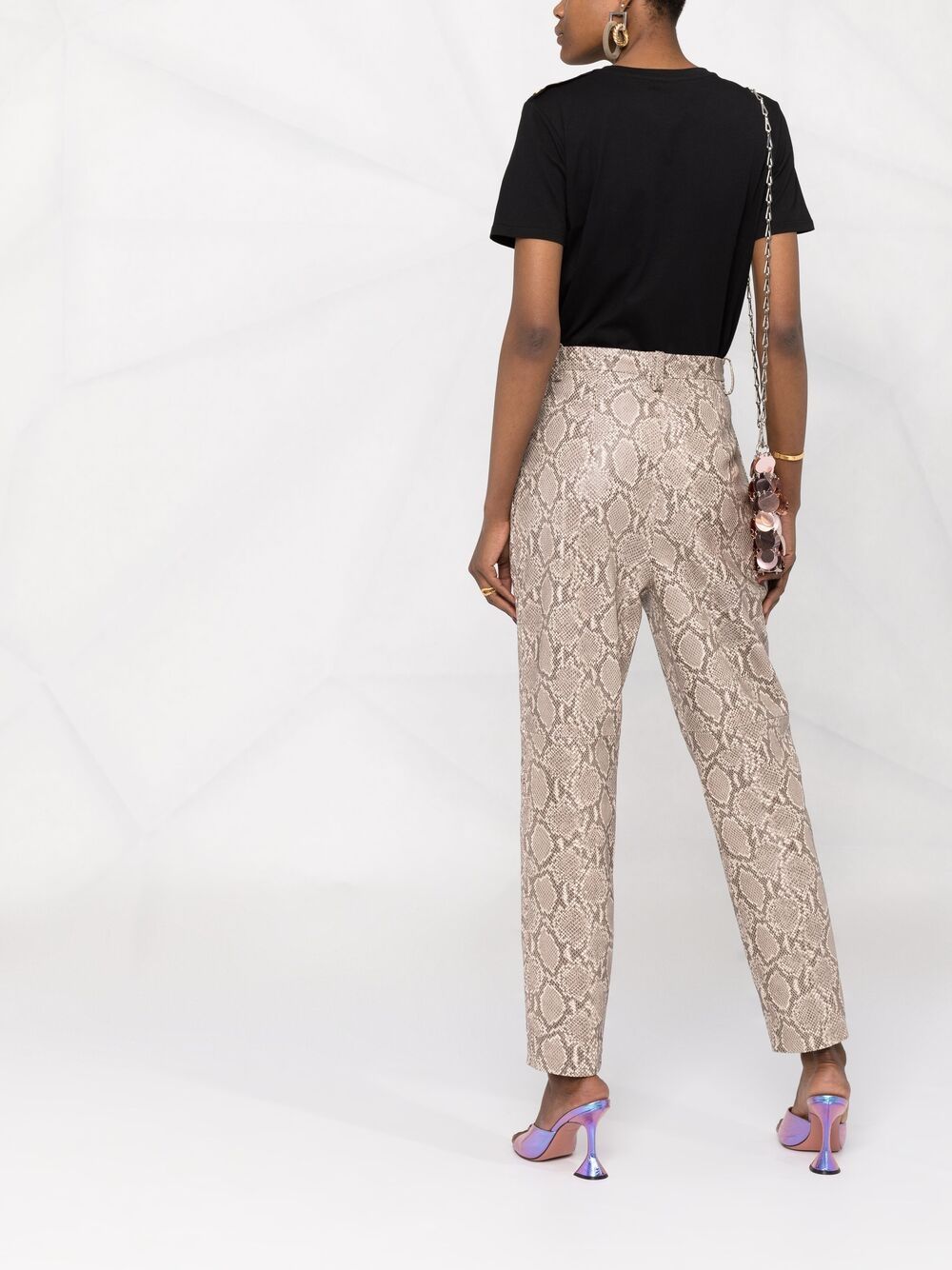 BALMAIN Logo Organic Cotton T-Shirt