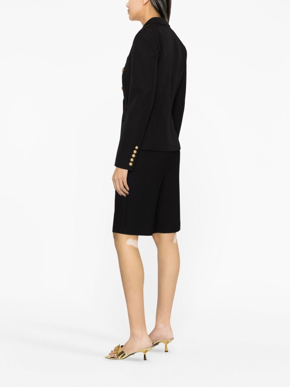 BALMAIN Elegant Double-Breasted Wool Jacket