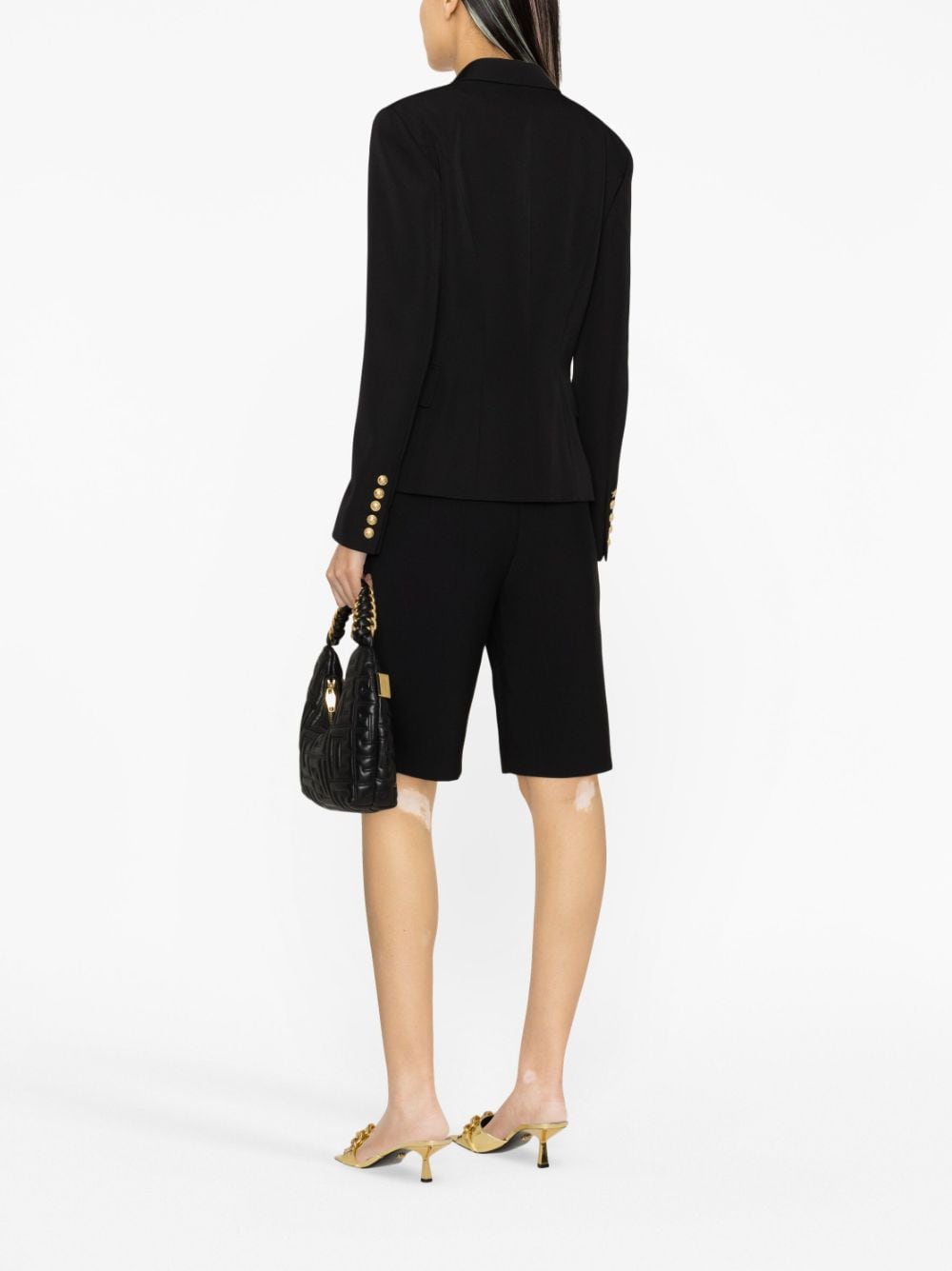 BALMAIN Elegant Double-Breasted Wool Jacket