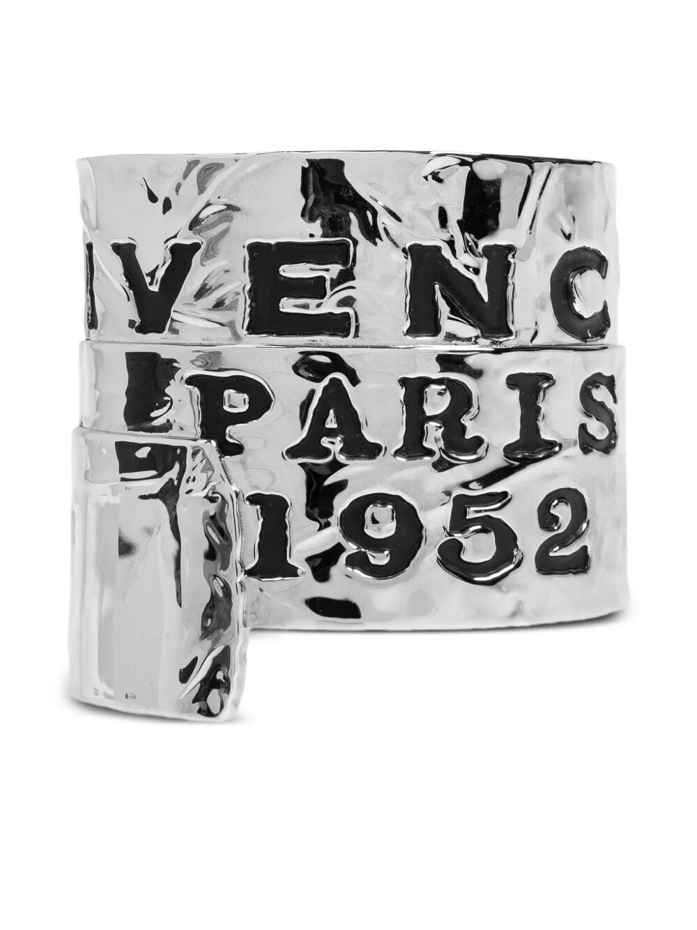 GIVENCHY Textured Metal Cuff Bracelet