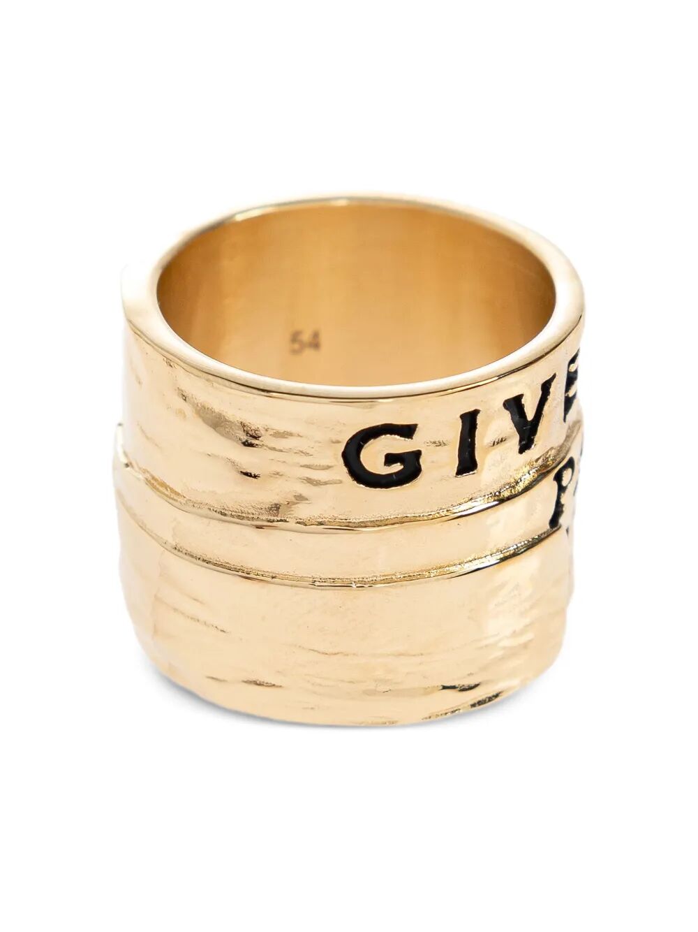 GIVENCHY Tape Ring in Metallic Finish