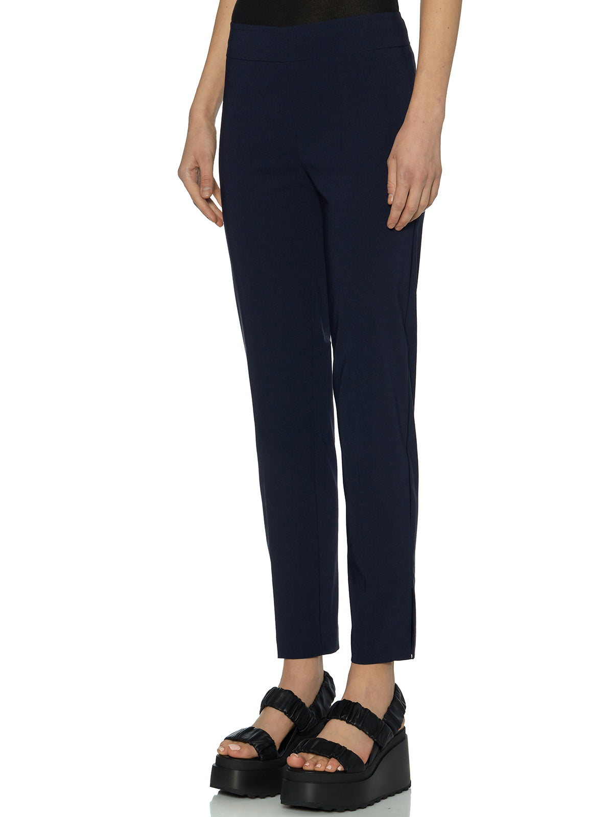 AVENUE MONTAIGNE Light Technical Pant with Side Slit Hem - Size 2