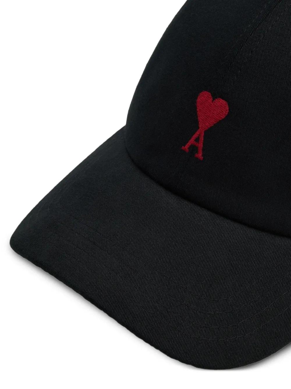 AMI PARIS Embroidered Heart Cap for Women - FW25