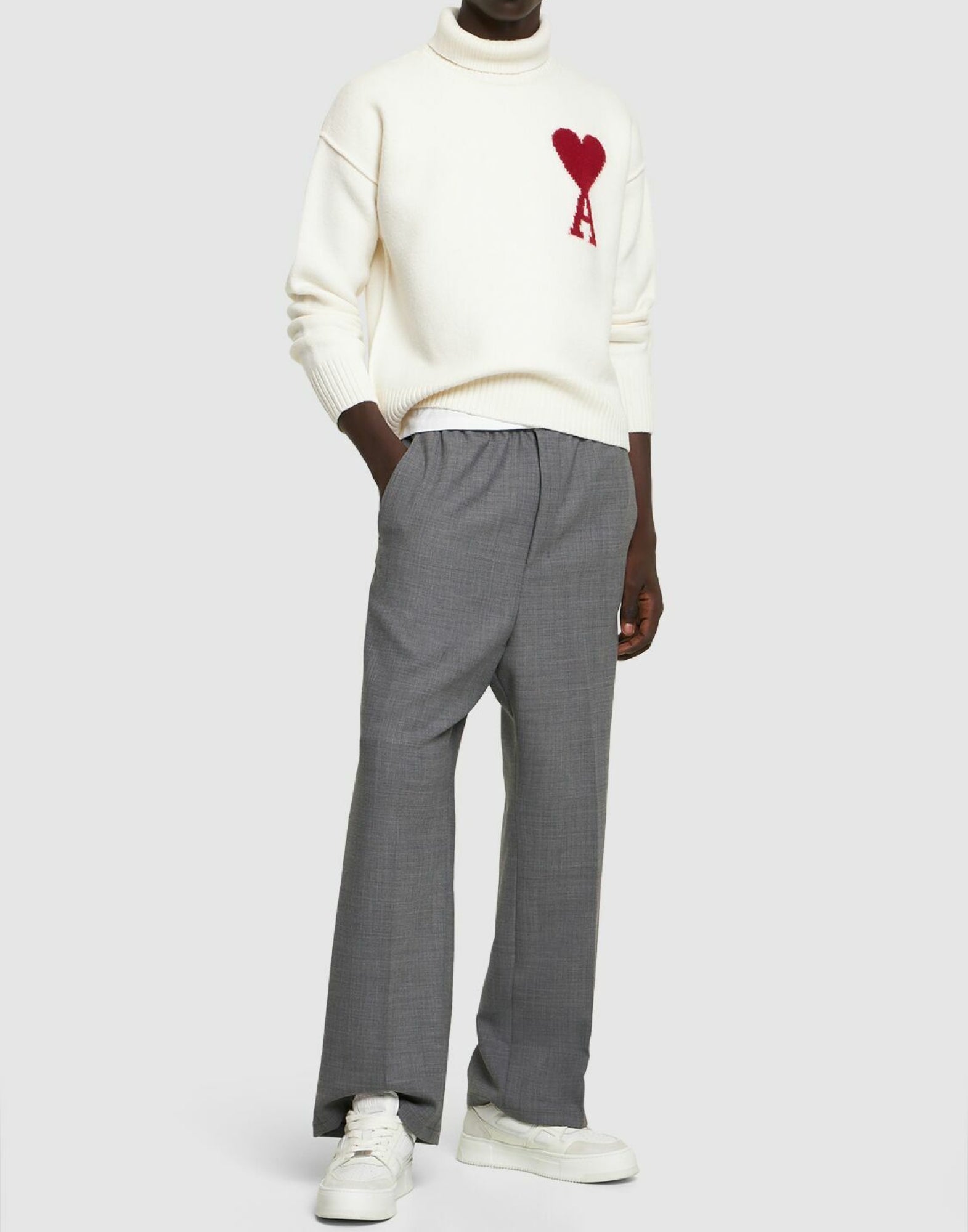 AMI PARIS Hearts Logo Sweater