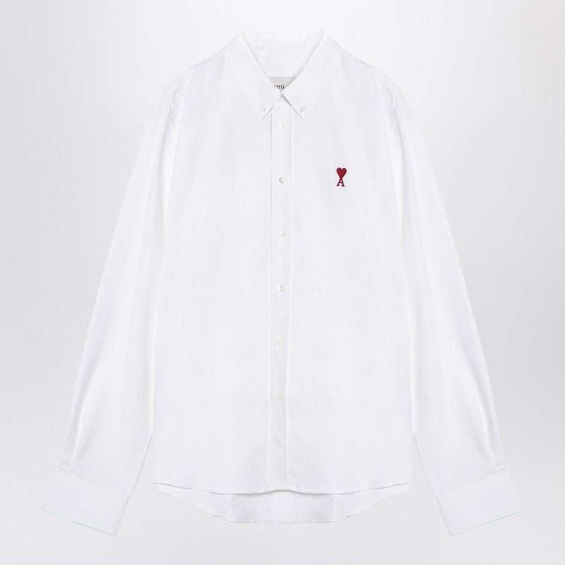 AMI PARIS Classic Embroidered Heart Shirt
