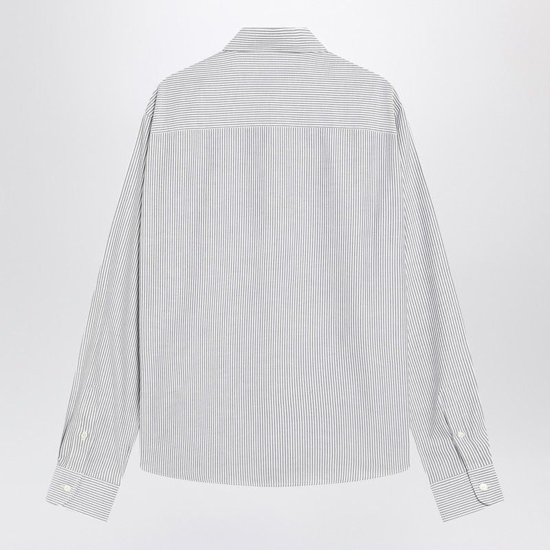 AMI PARIS Men's Striped AMI of Coeur Shirt