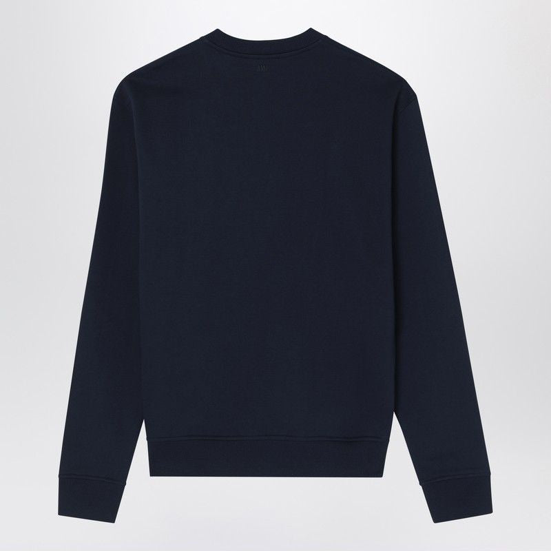 AMI PARIS Crew Neck Sweatshirt with Logo - FW25