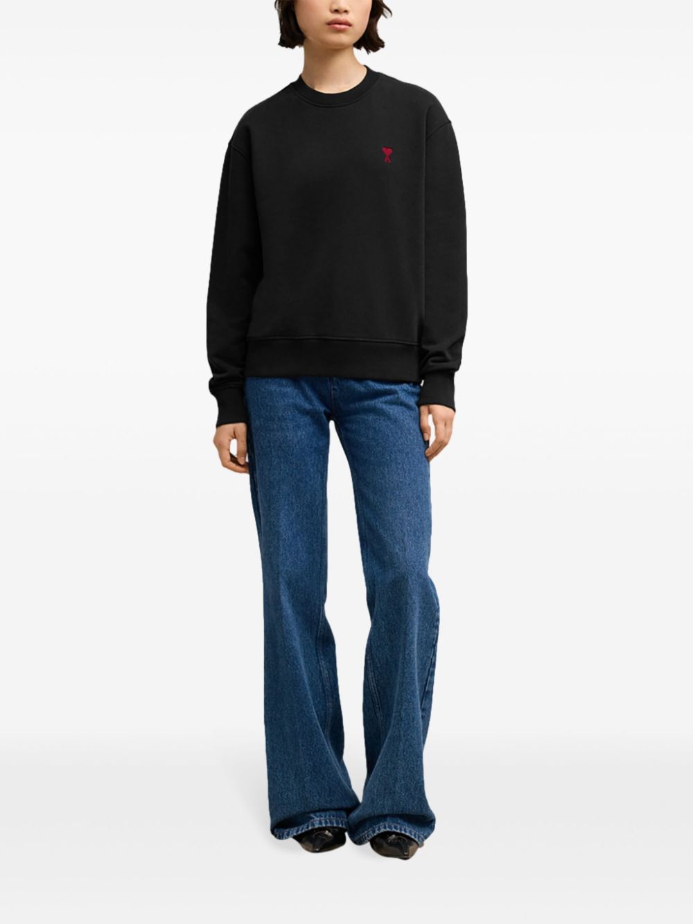 AMI PARIS Signature Monogram Sweatshirt - Unisex Standard Fit