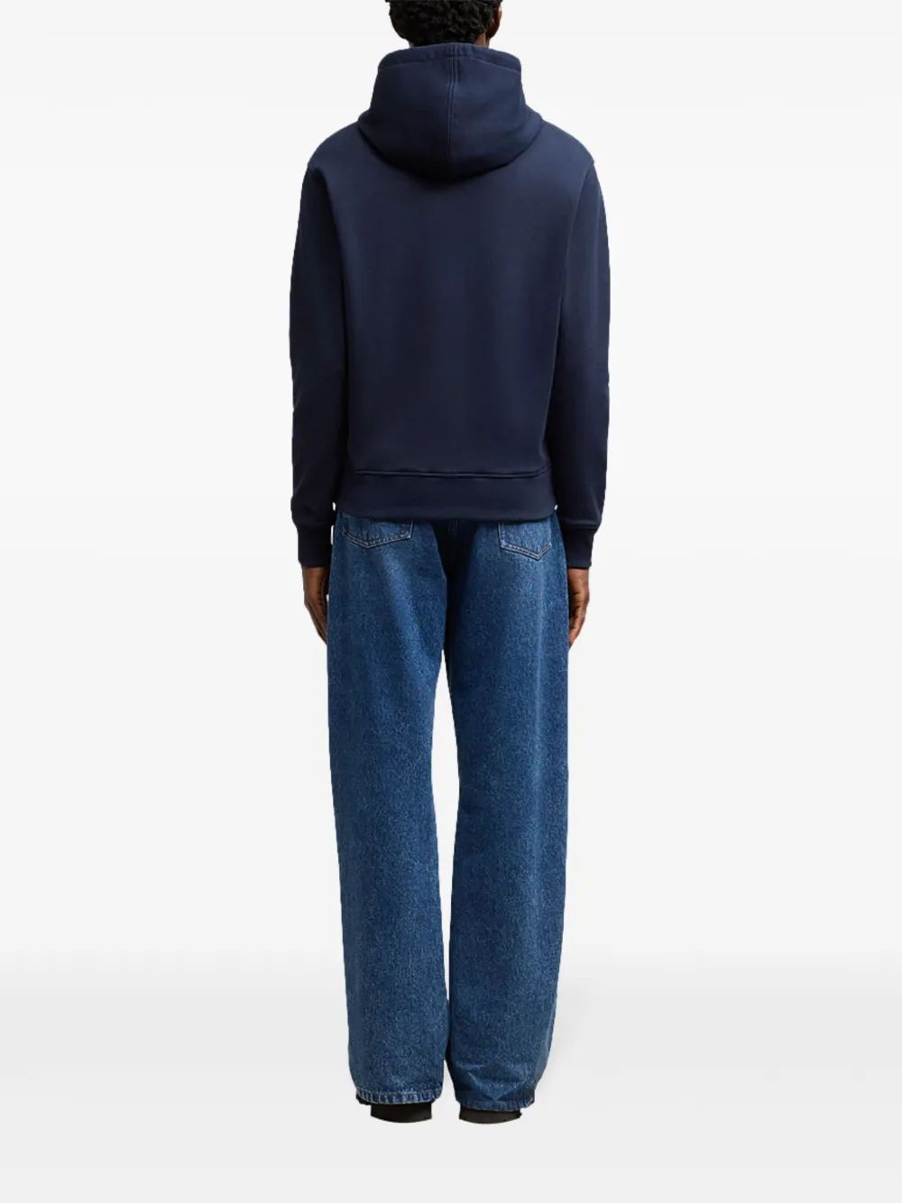 AMI PARIS Men's Zip-Up Sweatshirt with Hood