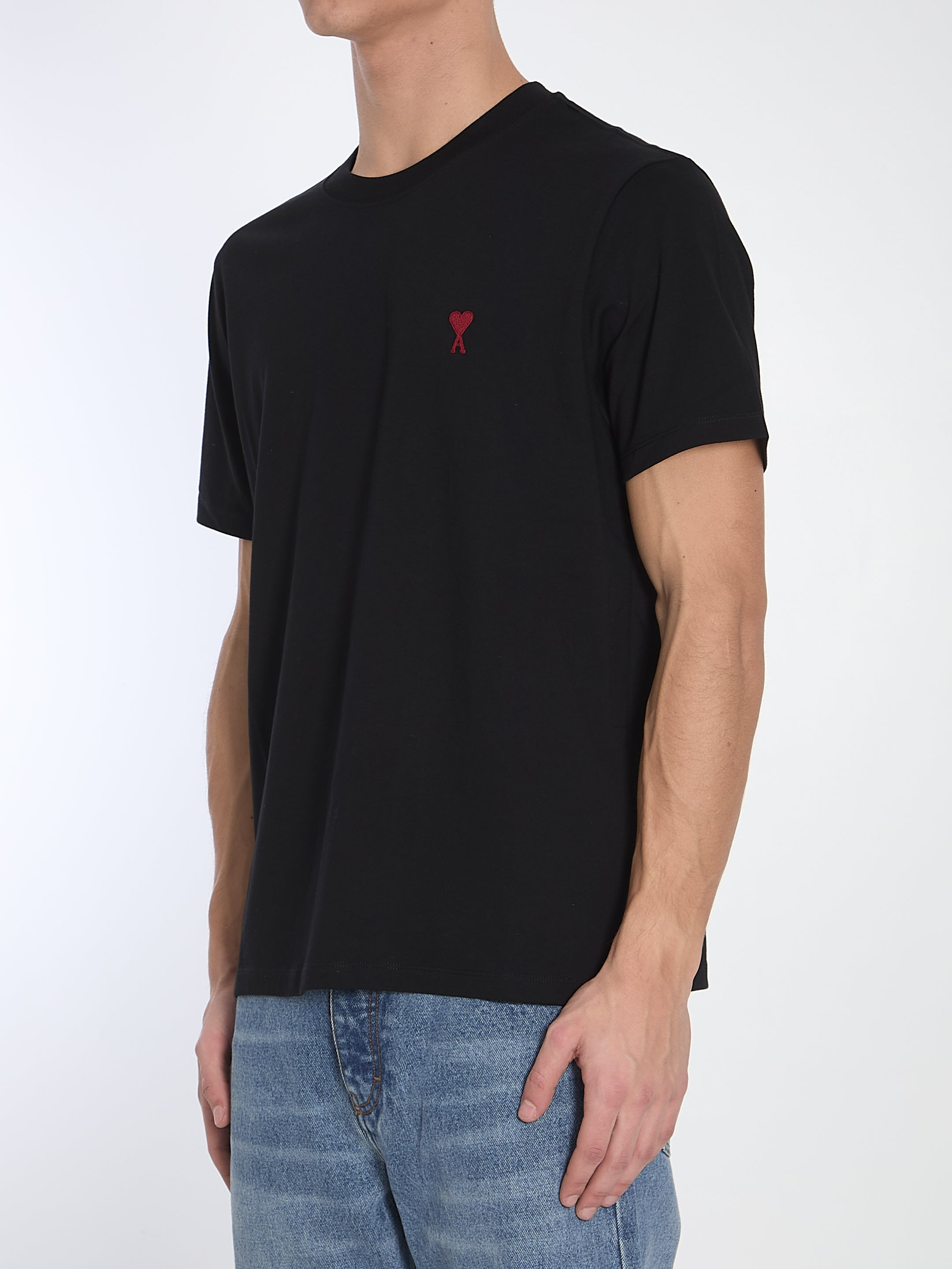 AMI PARIS AMI OF COEUR T-Shirt in Organic Cotton