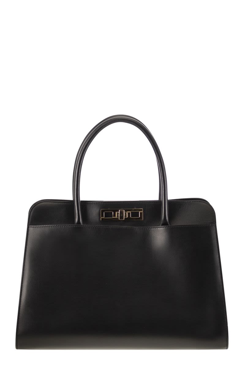 FABIANA FILIPPI Large Handbag with Metal Accessory - FW25