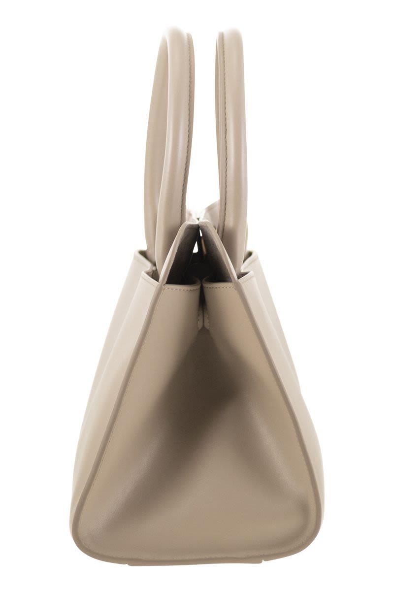 FABIANA FILIPPI Contemporary Medium Handbag with Metallic Detail