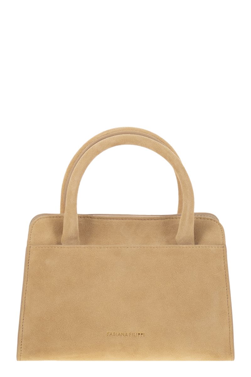 FABIANA FILIPPI Mini Handbag with Metallic Accessory - 21 x 14 x 11 cm