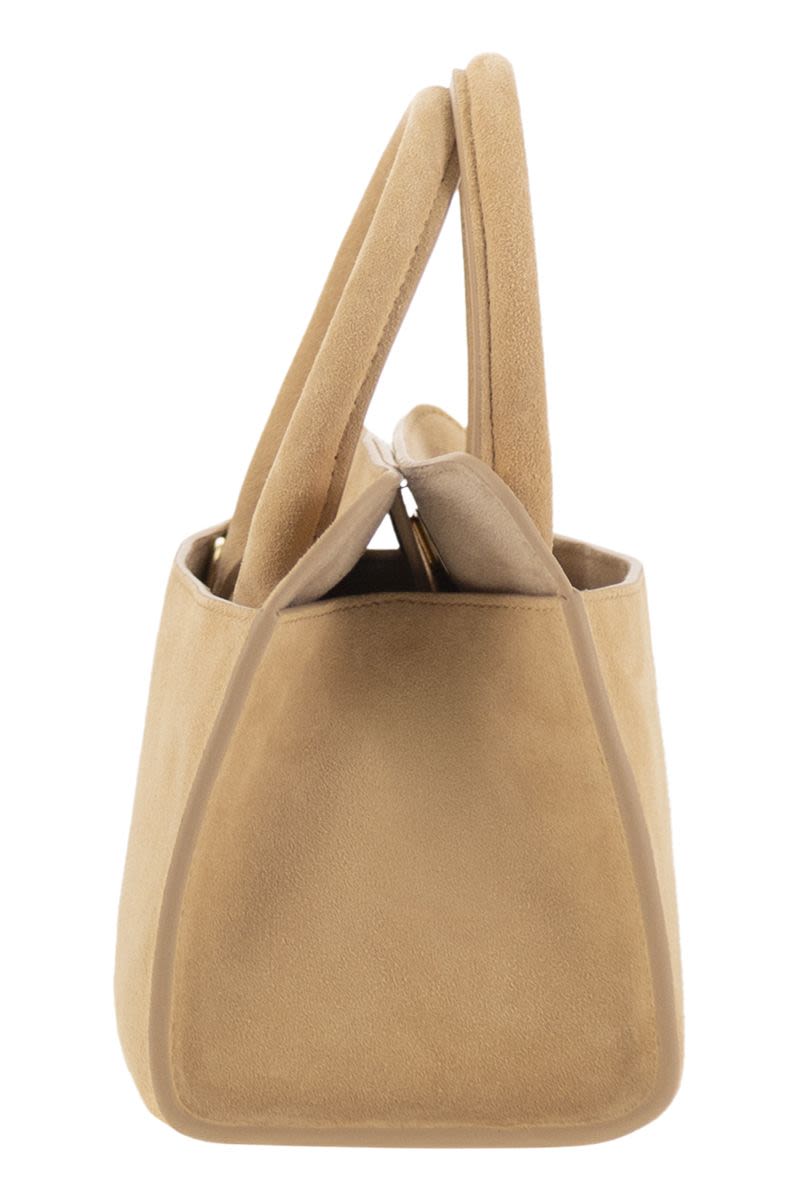 FABIANA FILIPPI Mini Handbag with Metallic Accessory - 21 x 14 x 11 cm