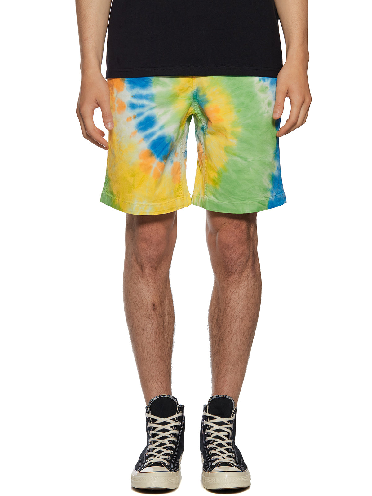 GRAMICCI Men's Bermuda Tie-Dye Mini Shorts