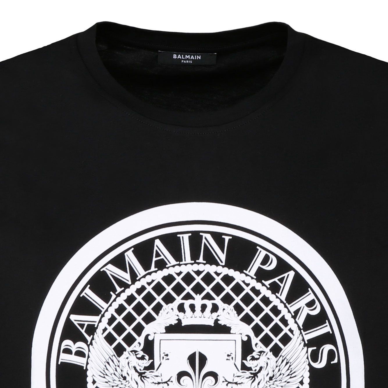 BALMAIN Organic Cotton Graphic T-Shirt for Men - FW24 Collection