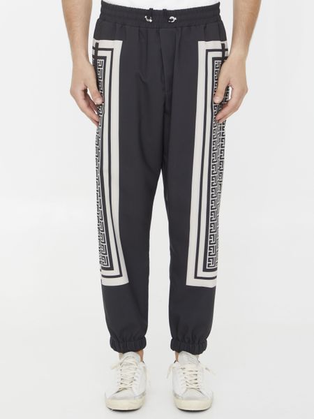 BALMAIN Monogram Scarf Track Pants