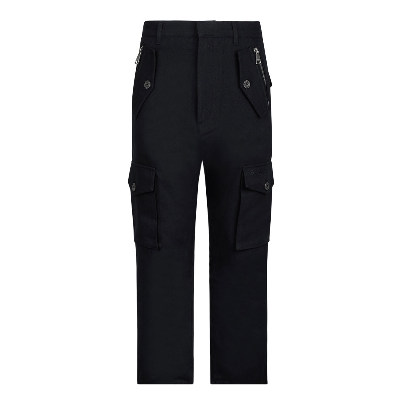 BALMAIN Tailored Cotton Trousers for Men