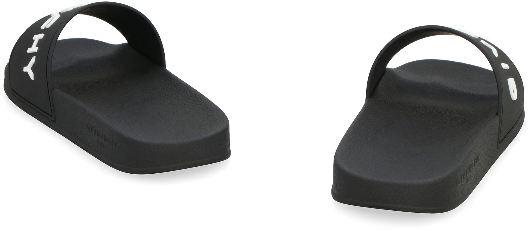 GIVENCHY Stylish Slide Sandals with Logo - 3 cm Rubber Sole