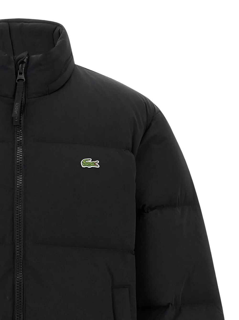 LACOSTE Water-Repellent Down Jacket with Packable Hood