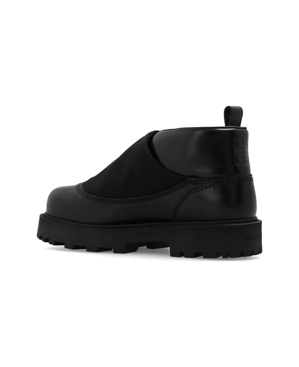 GIVENCHY Storm Leather Ankle Boots for Men