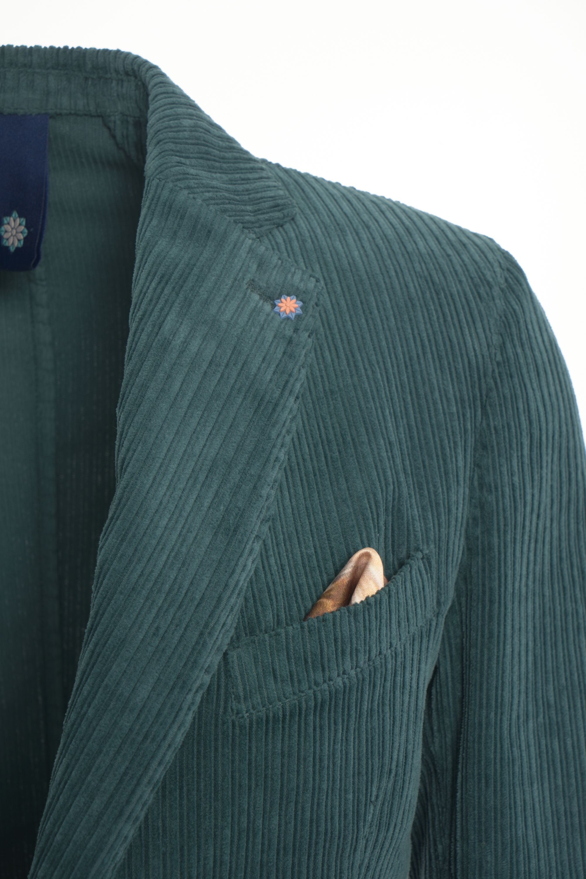 BHARNABA Classic Single-Breasted Corduroy Blazer