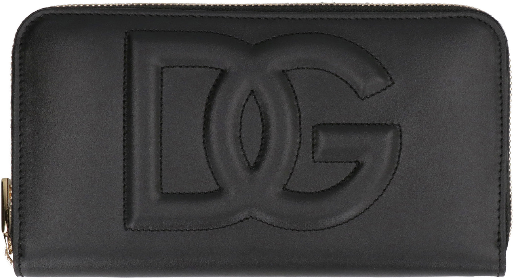 DOLCE & GABBANA Stylish Leather Zip-Around Wallet - 19 cm