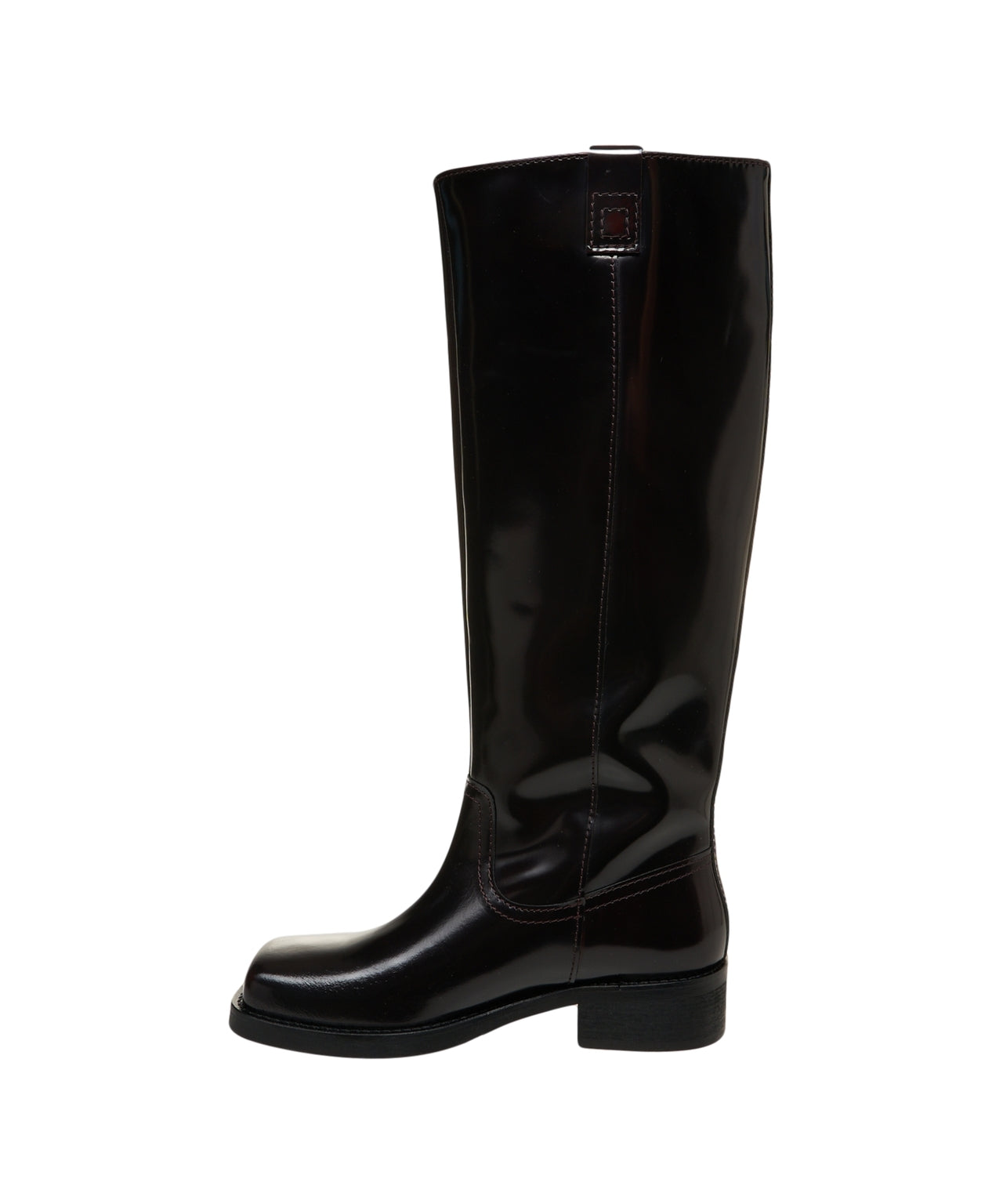 BILLI BI Knee-High Glossy Patent Leather Boots