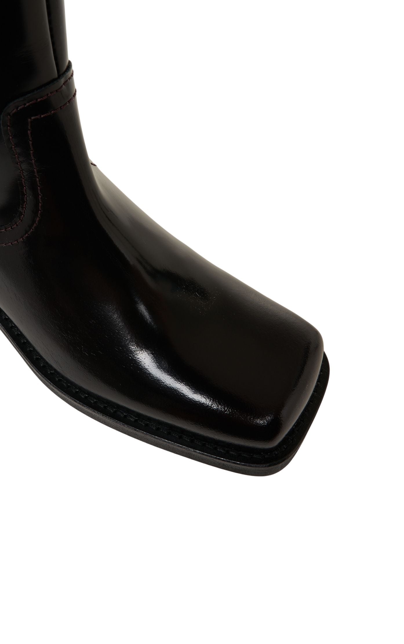 BILLI BI Knee-High Glossy Patent Leather Boots