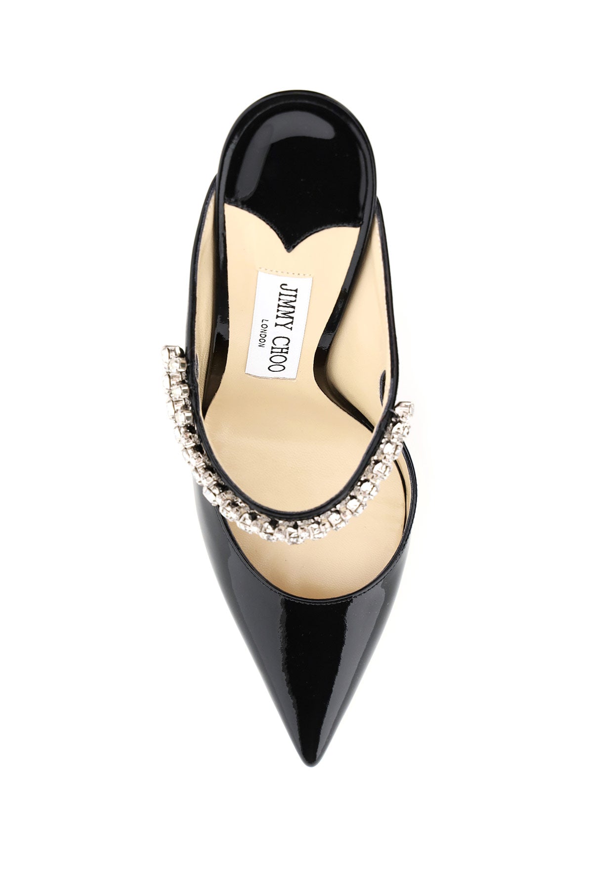 JIMMY CHOO Bing 100 Patent Leather Sandals