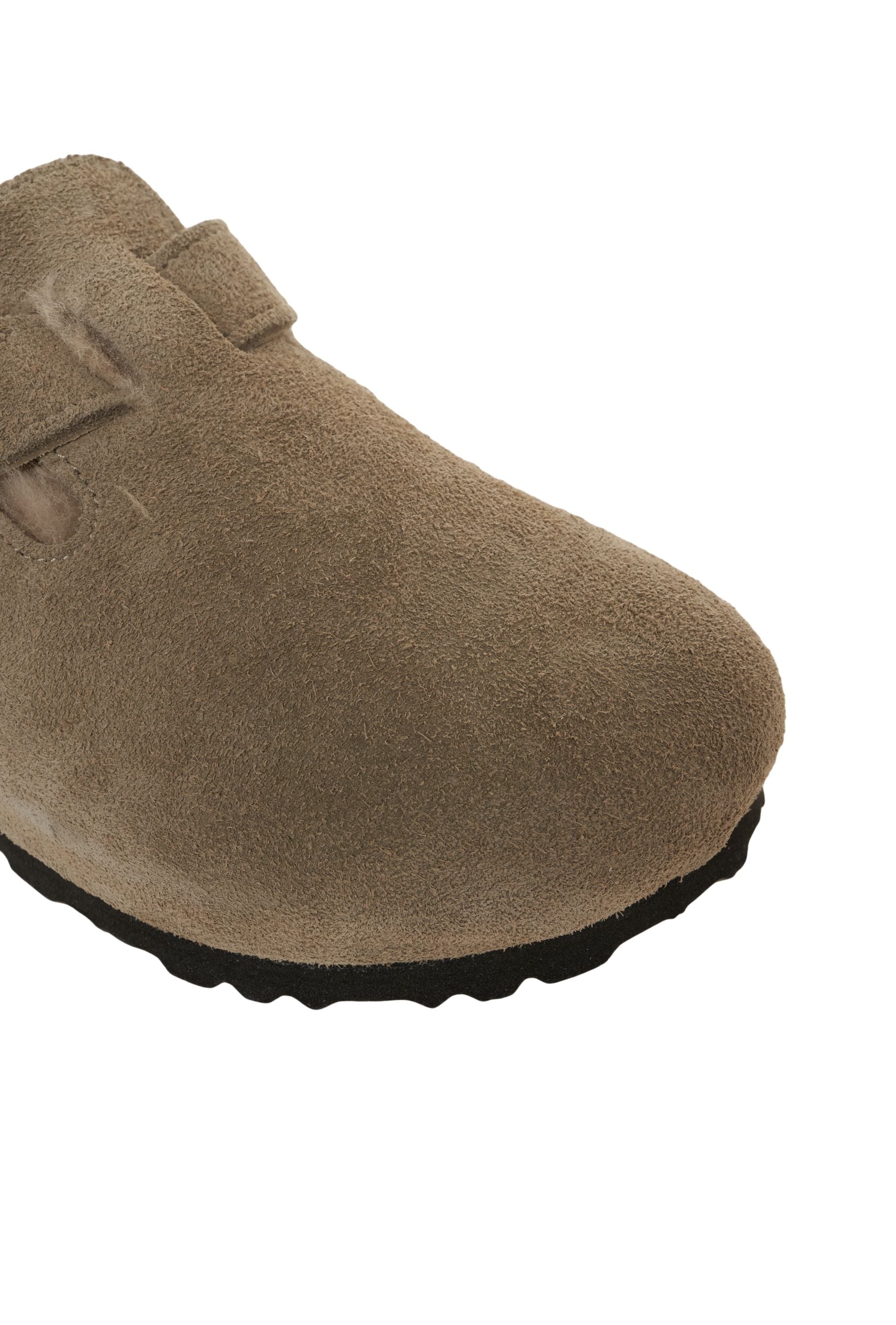 BIRKENSTOCK Comfortable Shearling Clogs for Women