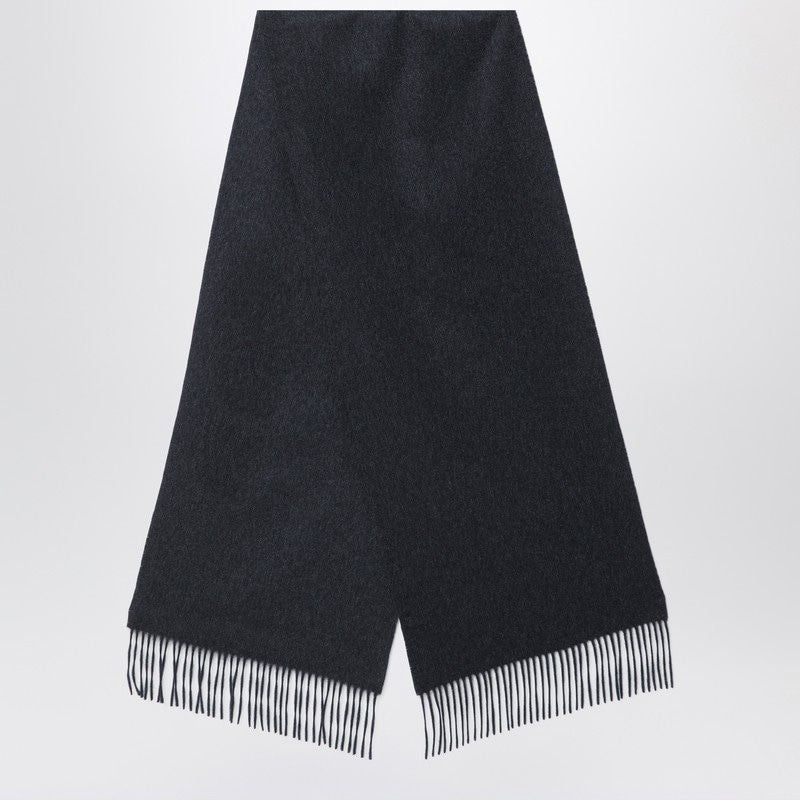 DESTIN Wool Scarf with Small Fringed Edges