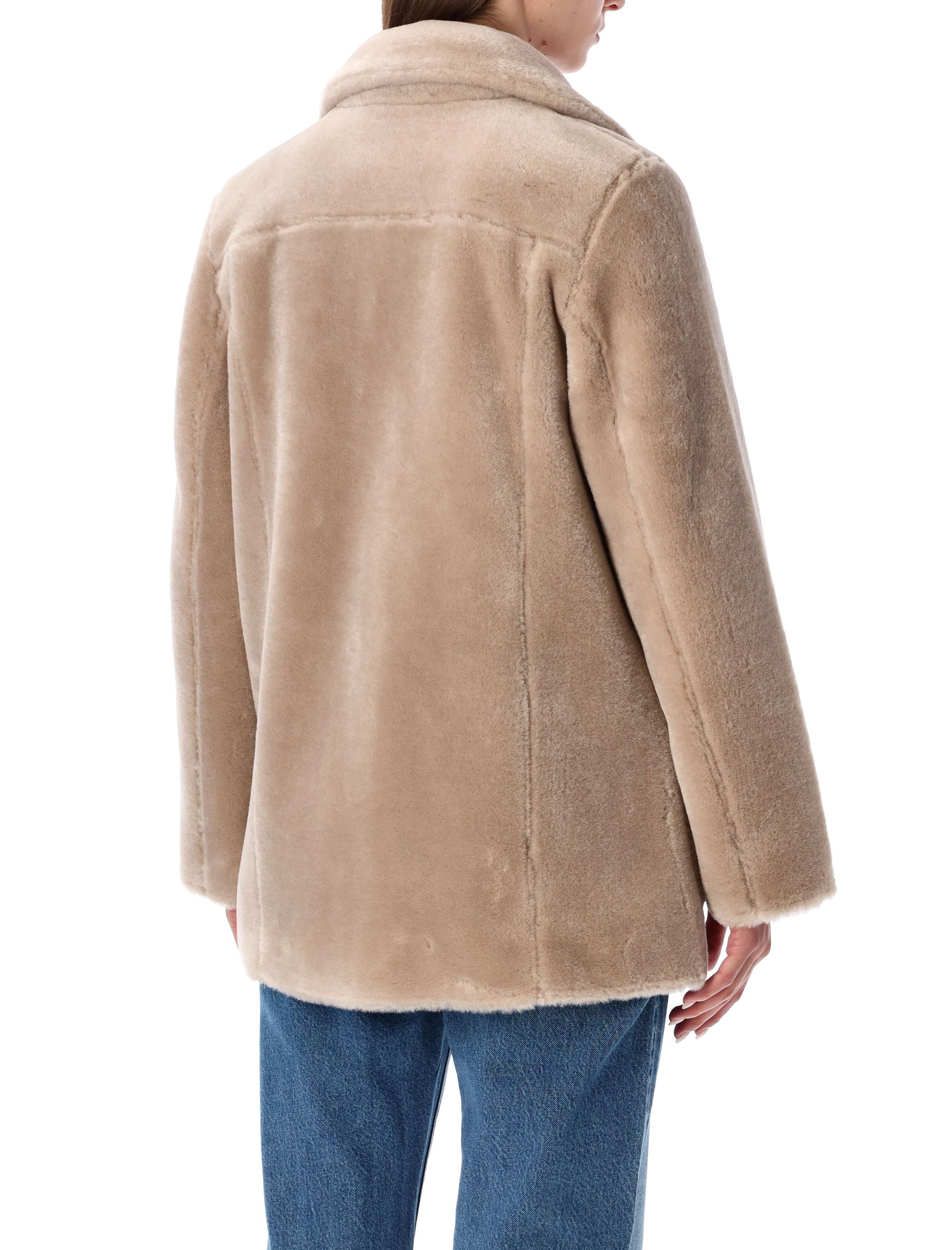 URBANCODE Reversible Faux Fur Jacket with Suede Interior - Size S