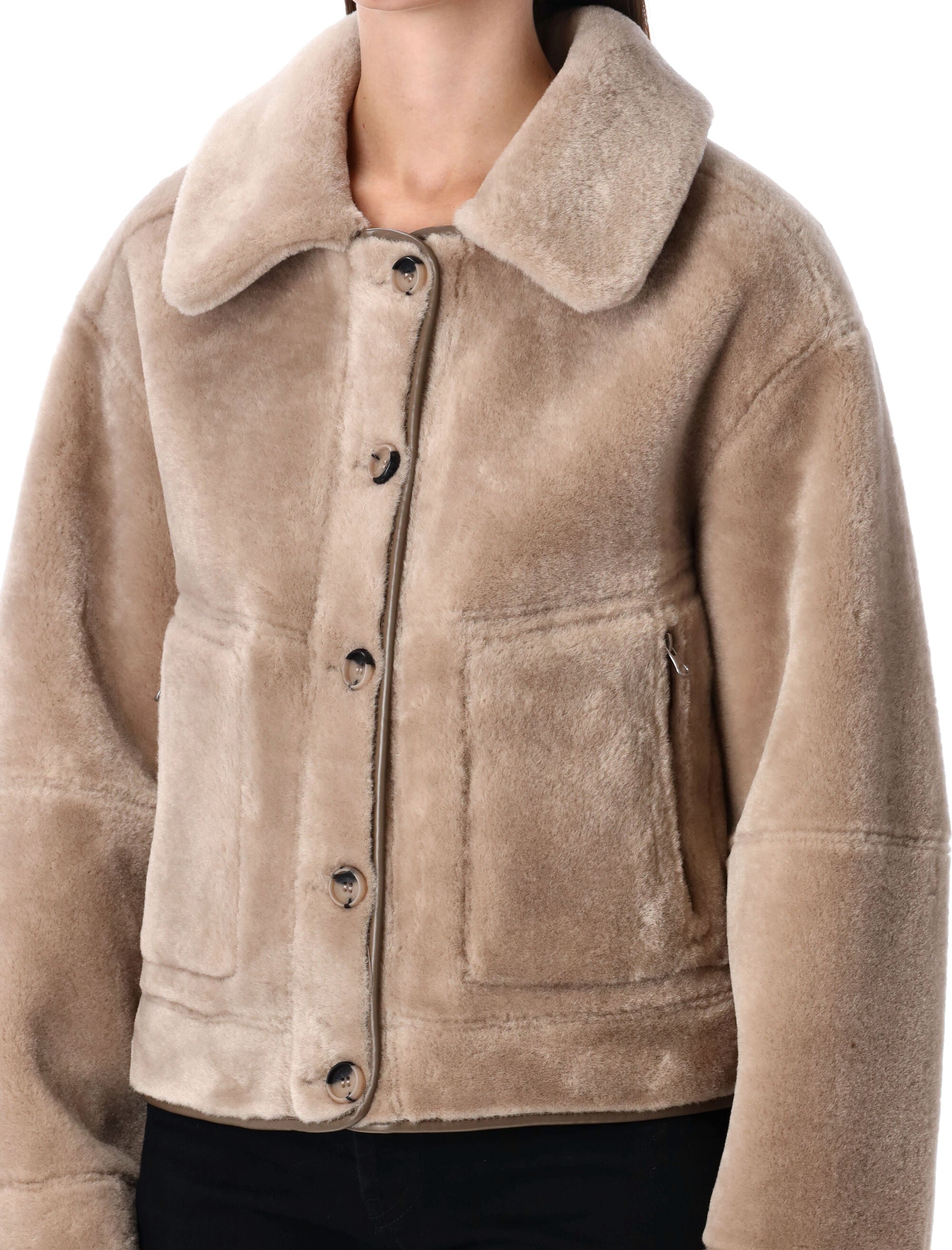 URBANCODE Reversible Faux Fur Jacket with Suede Interior - Women's Size S