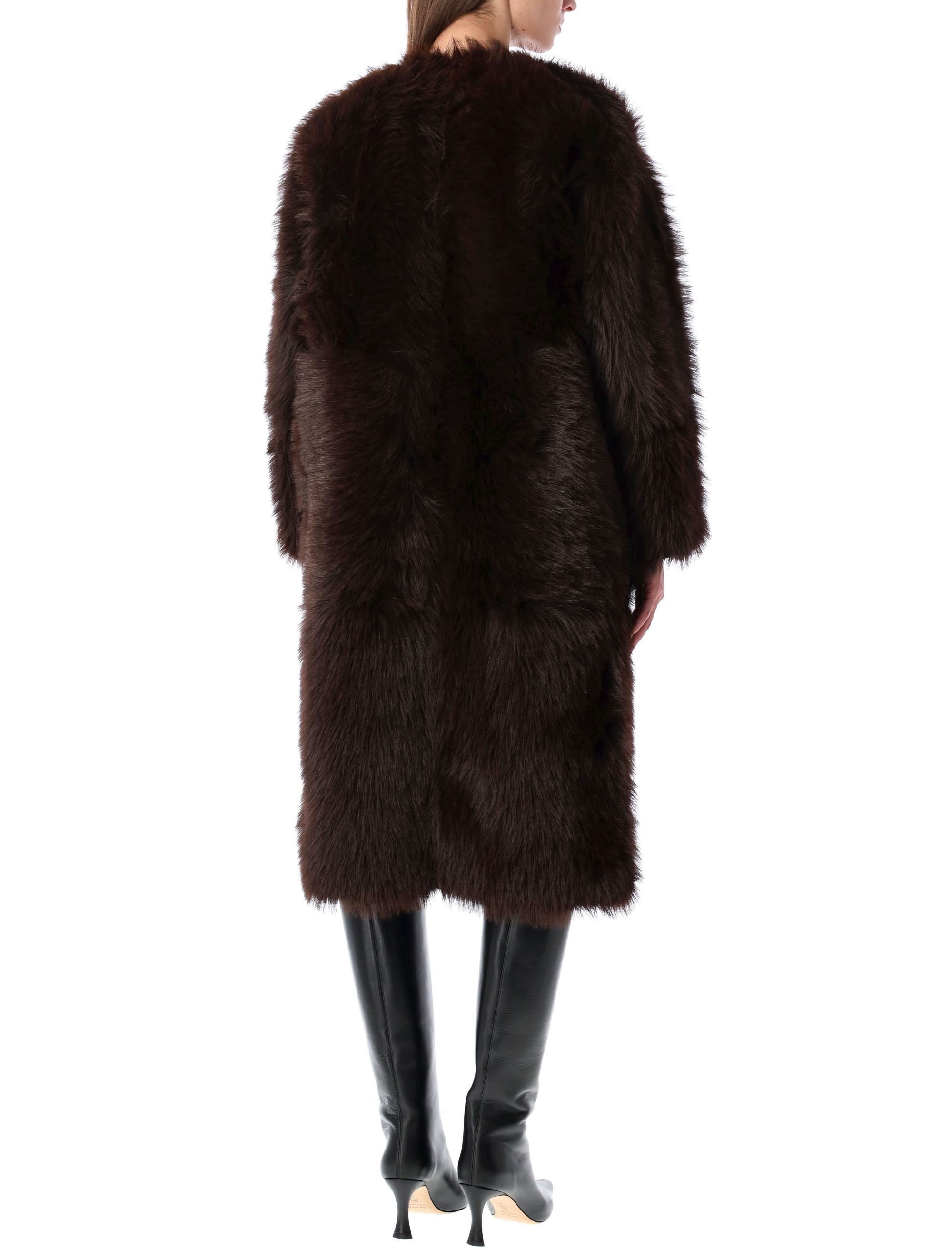 URBANCODE Reversible Plush Faux Fur Jacket with Suede Interior - Size S