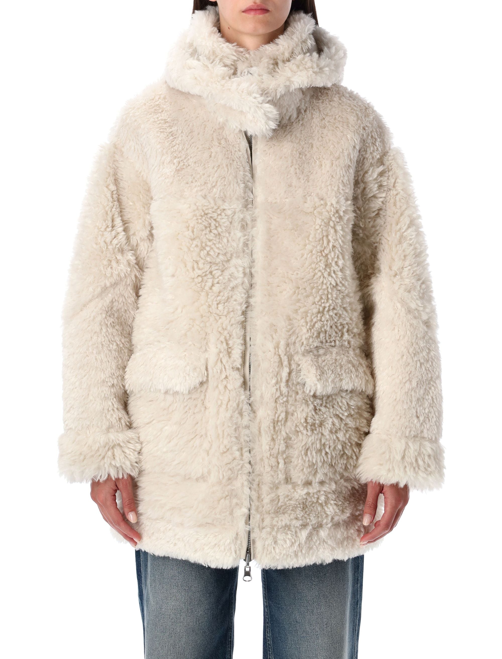 URBANCODE Reversible Faux Fur Jacket with Hood - Size S