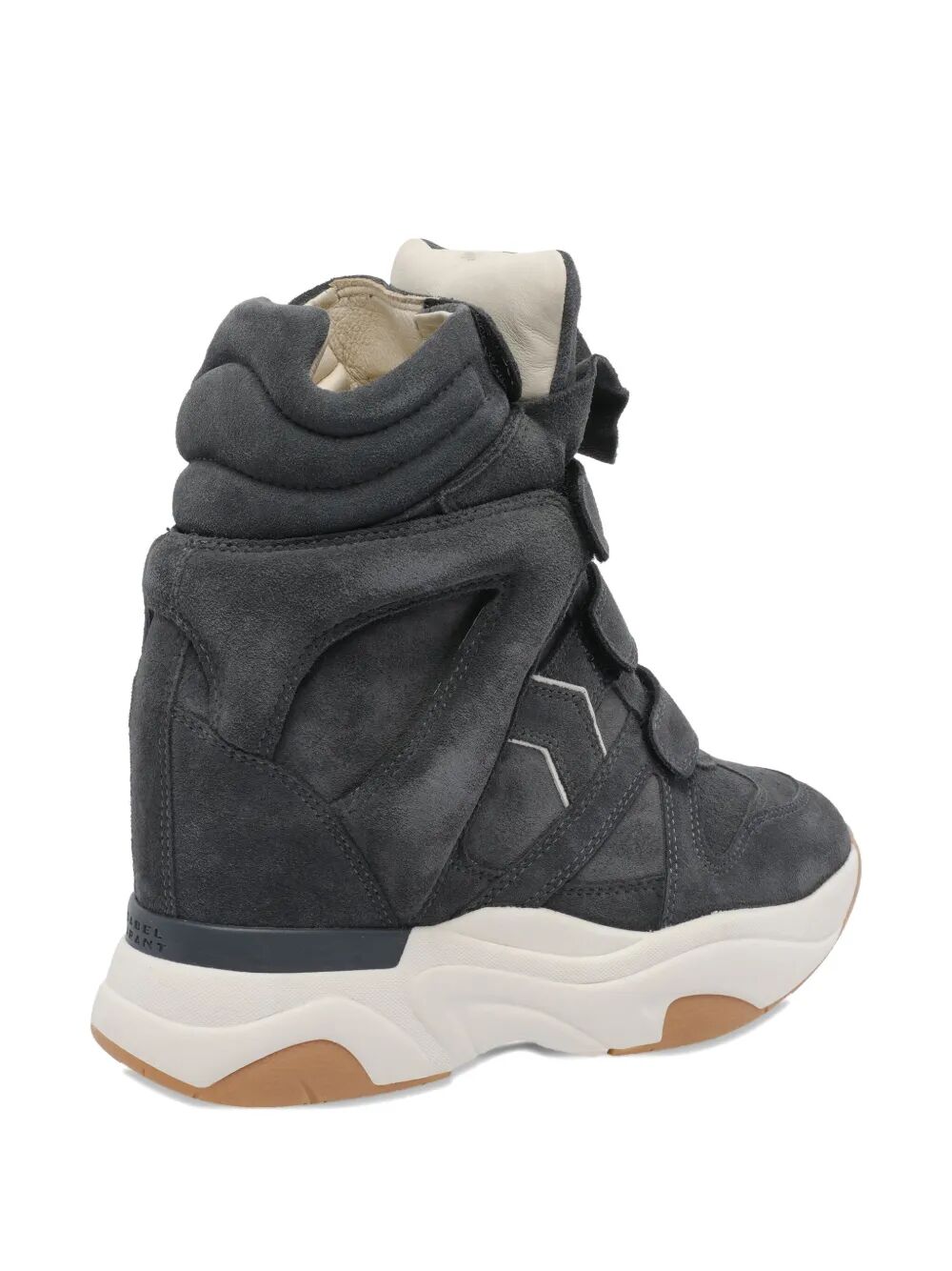 ISABEL MARANT Balskee High-Top Wedge Suede Sneakers - Women's