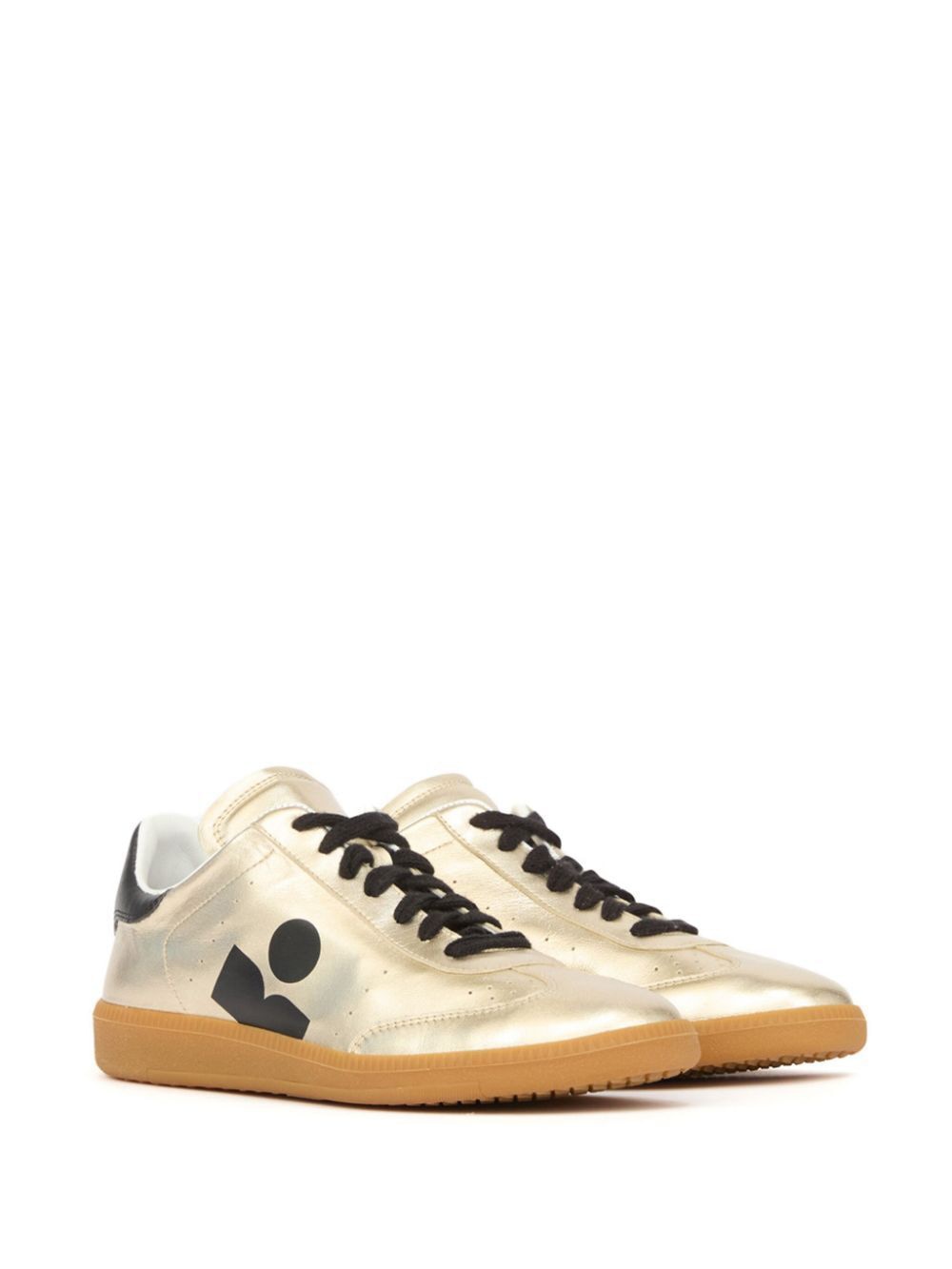 ISABEL MARANT Metallic Leather Kaycee Sneakers for Women