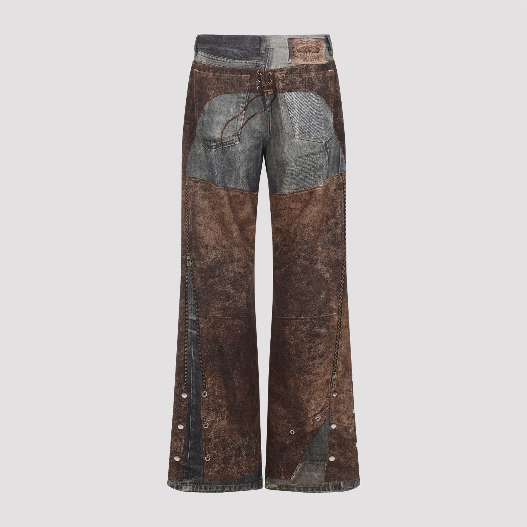 ACNE STUDIOS Trompe-L'Oeil Trousers for Men - Fall/Winter 2025