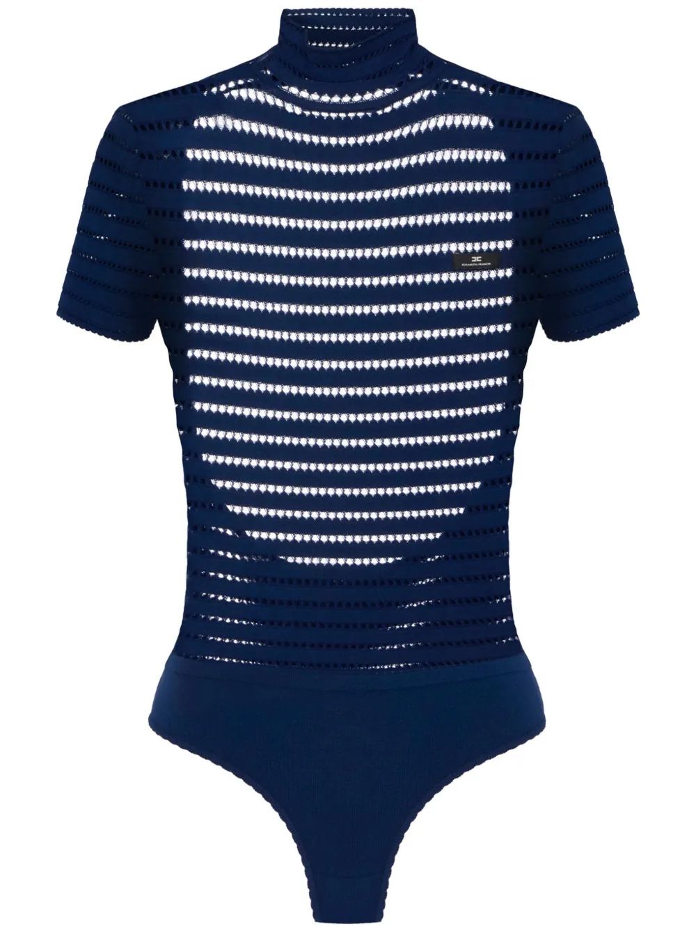 ELISABETTA FRANCHI High Neck Knit Bodysuit